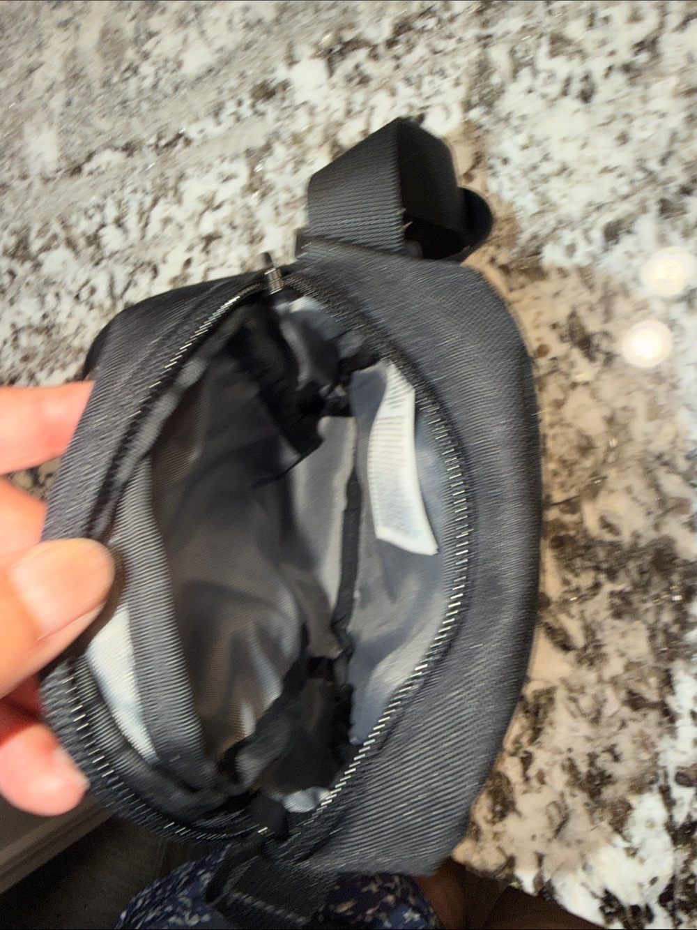 The North Face Black Compact Crossbody Belt Bag with Bungee - Picture 6 of 8